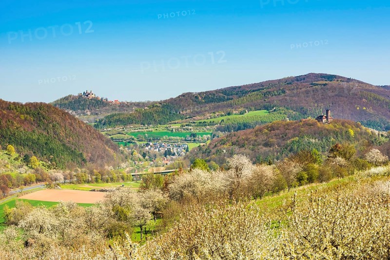 View of the two castles