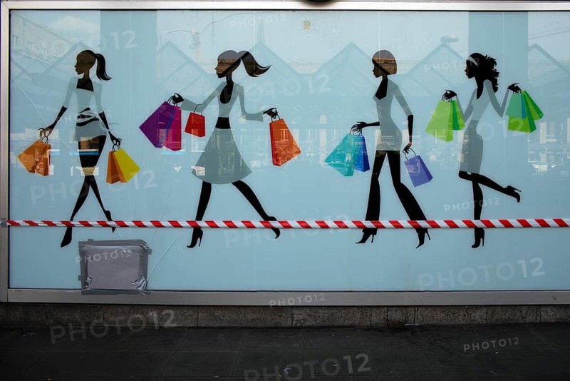 Closed fashion store