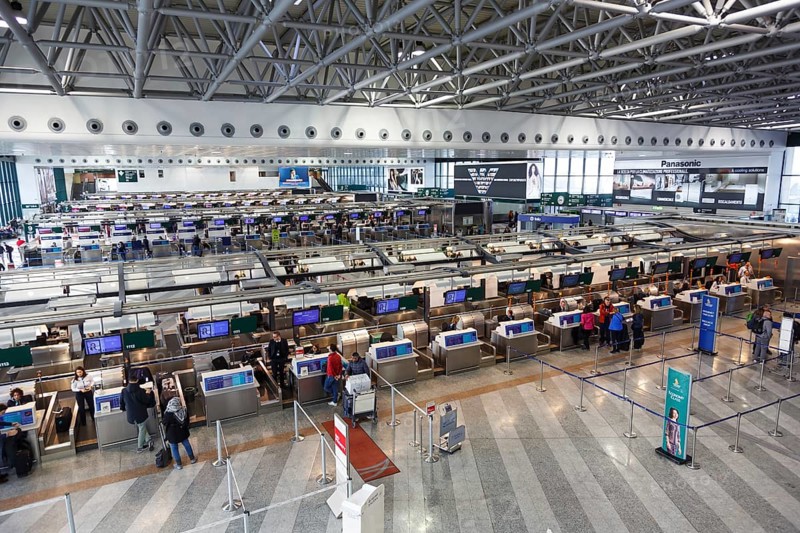 Terminal 1 of Malpensa Airport in Milan