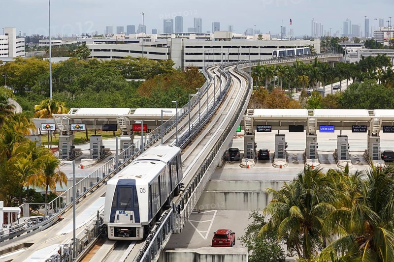 MIA People Mover at Miami Airport