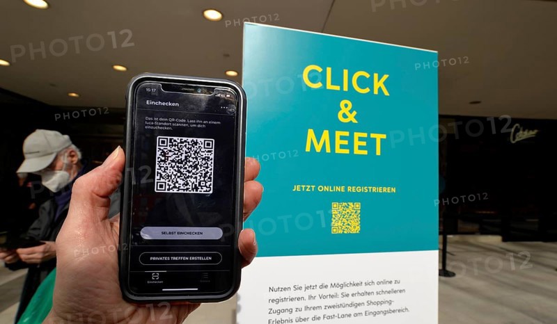 Customer scans QR code