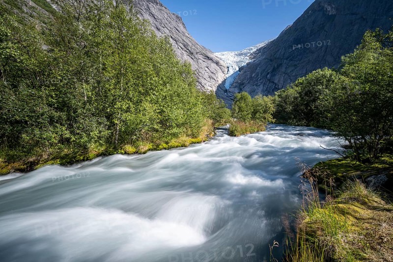 Briksdalselva River