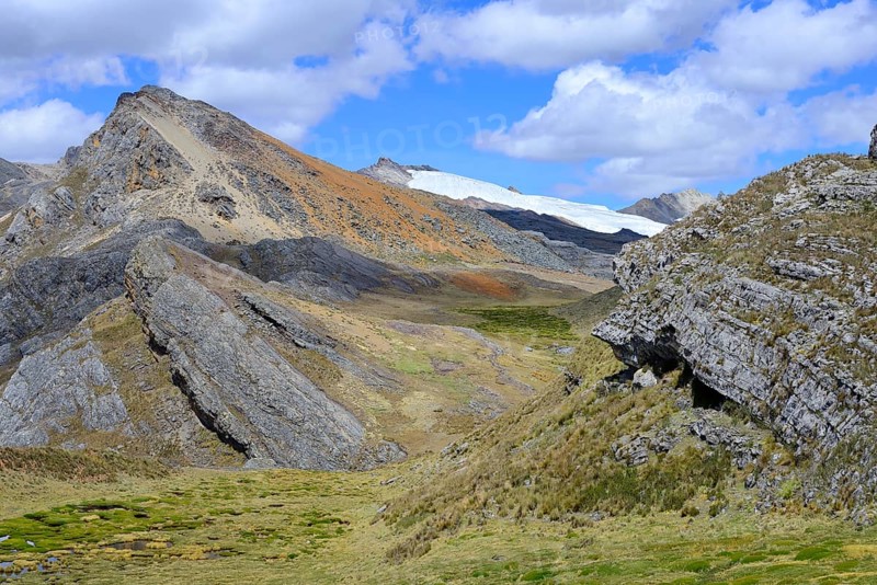 Landscape of the Andes at 4800 MueM