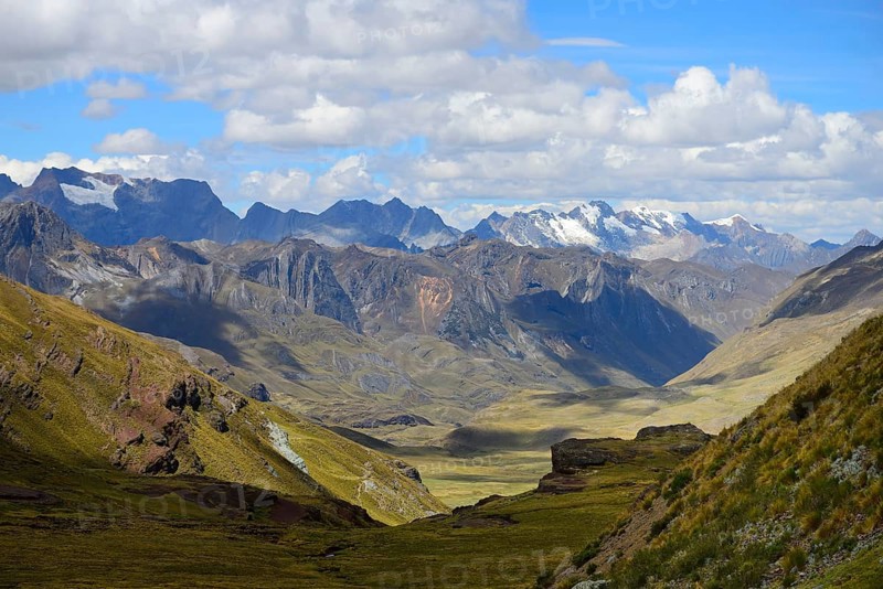 Landscape of the Andes at 4800 MueM