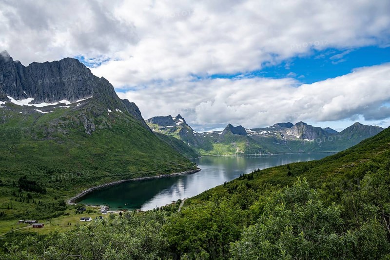 View from Bergsbotn viewing platform