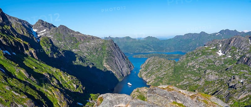 Mountains and sea