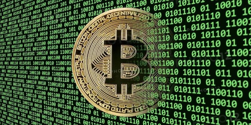 Bitcoin cryptocurrency online pay digital money cryptocurrency economy finance banner