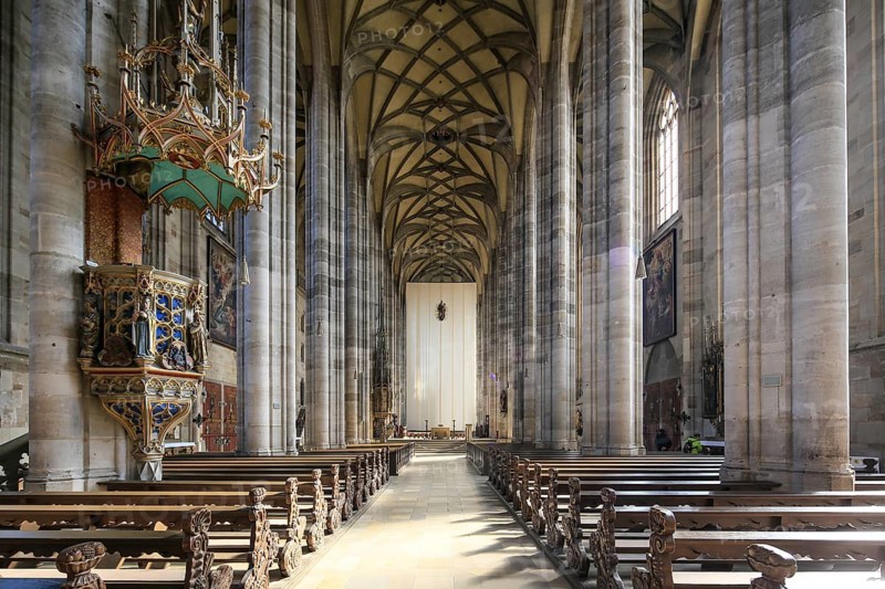 Interior with pulpit