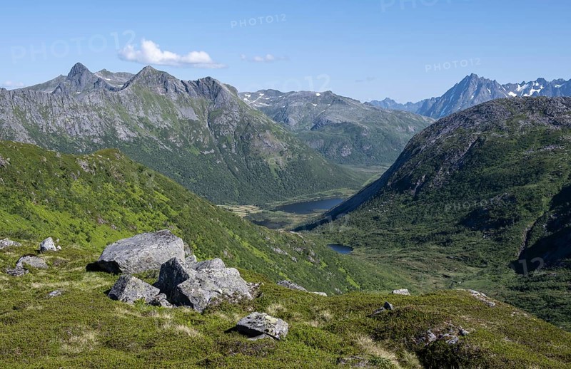 View of mountains and landscape