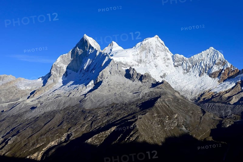 Mountain massif of Nevado Huandoy