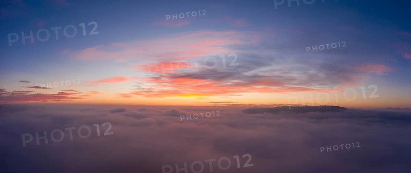 Aerial view over the Aargau Jura