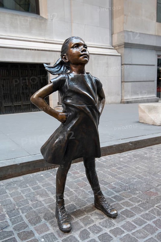 Bronze-Statue Fearless Girl