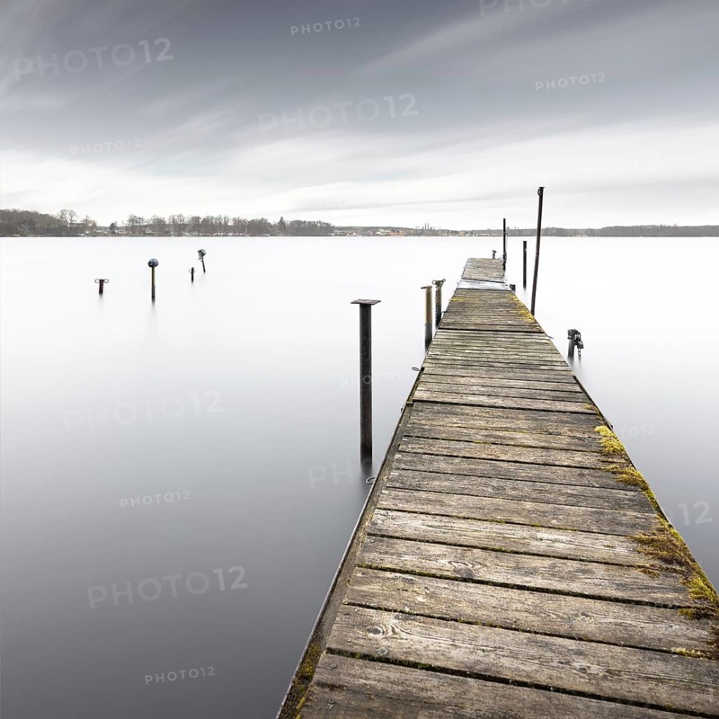 Abandoned jetty at the Schwielochsee