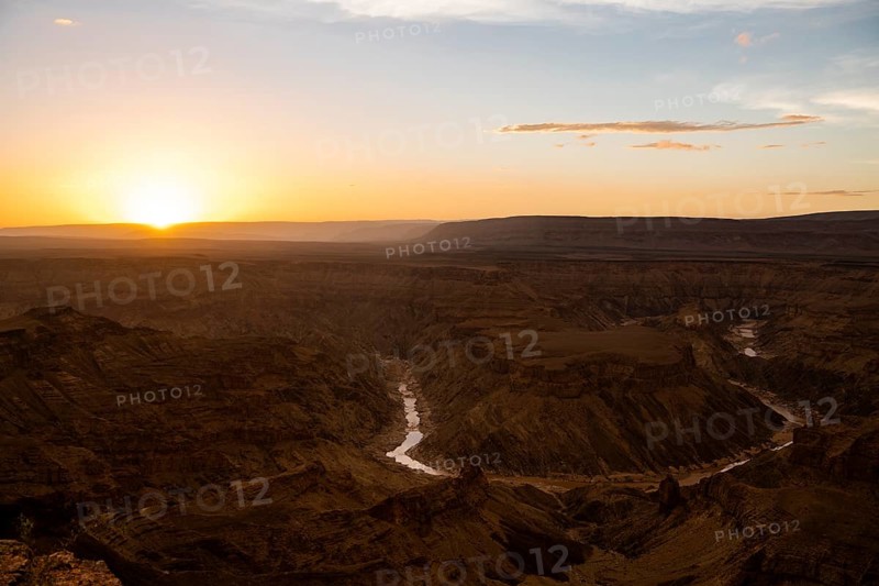 Fish River Canyon at sunset Karas Region