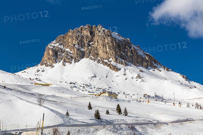 Ski area Belvedere at Sass Bece