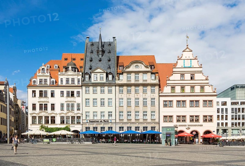 Historic houses at the market