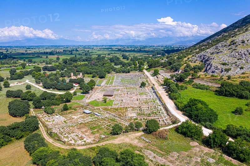 Aerial of the Unesco world heritage site Philippi