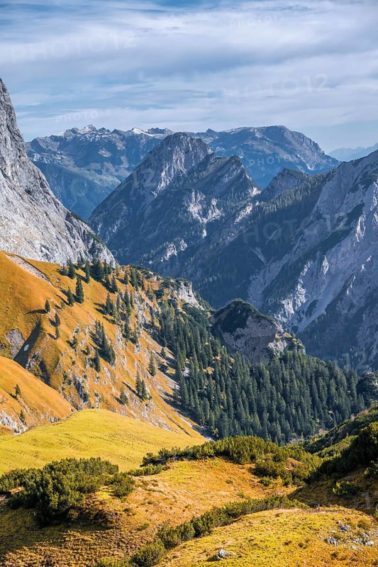 Mountain landscape in autumn