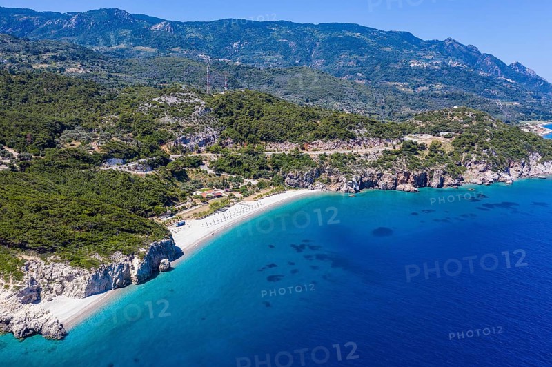Aerial of Tsambou Beach