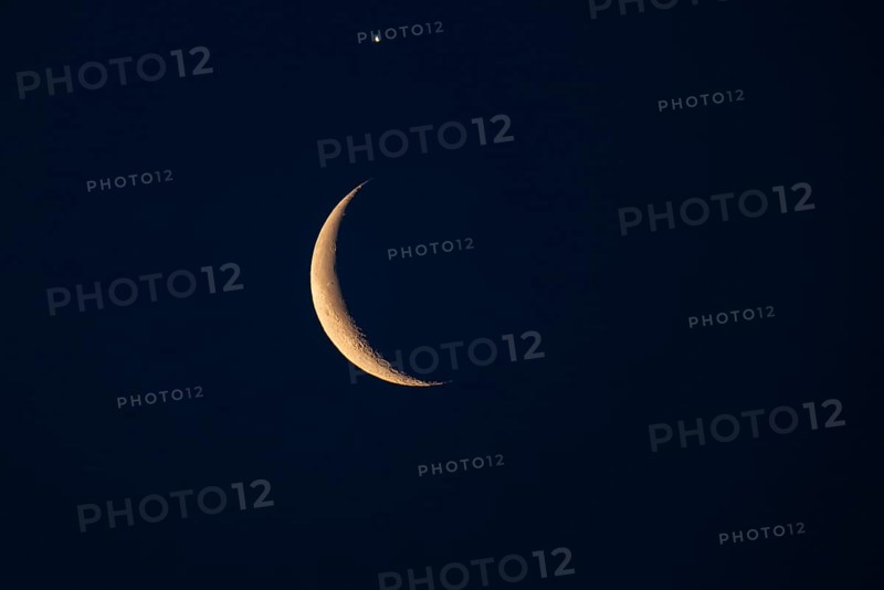 Moon and Venus
