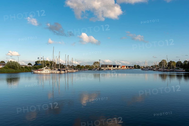 Sailing yachts on the river Harle