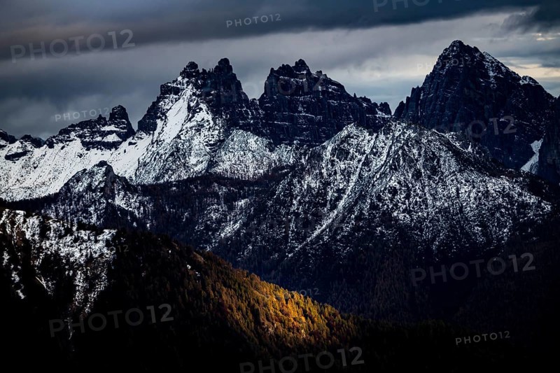 Snowy peaks of the Civetta Group