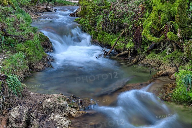 Urach waterfall - Bruehlbach stream