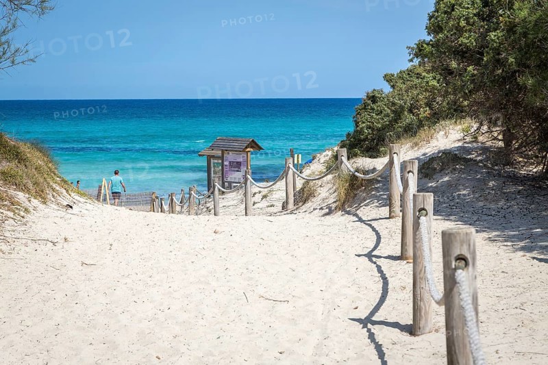 Empty beach in Majorca
