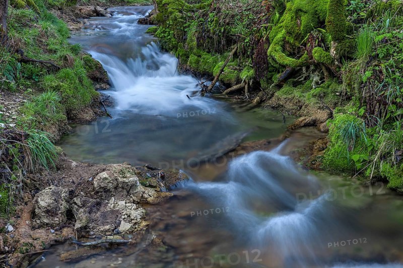 Urach waterfall - Bruehlbach stream