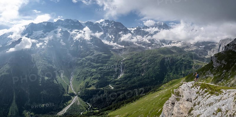 Hiker on the Tanzboden