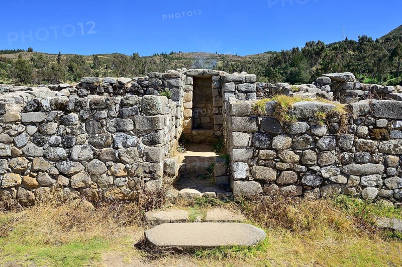 Ruins of the Inca culture at the stone of Sayhuite