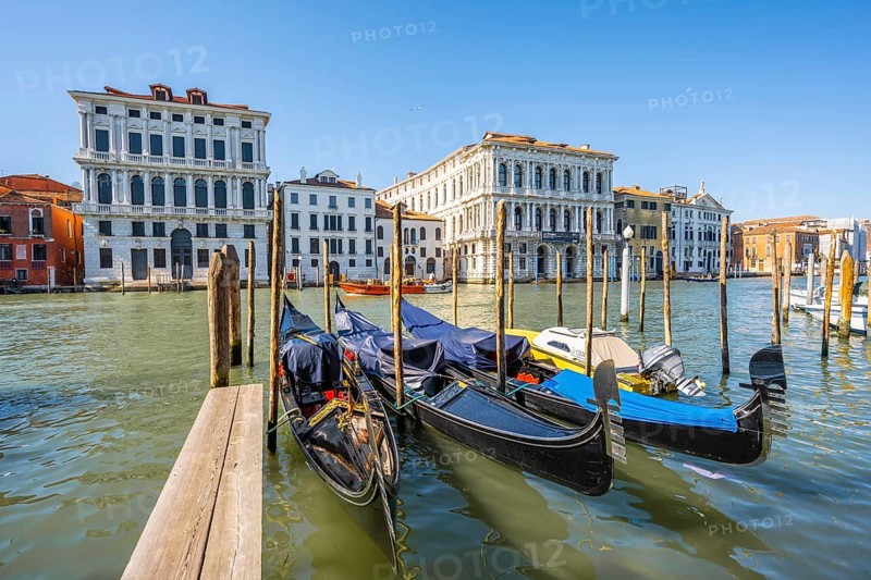 Gondolas on the Grand Canal