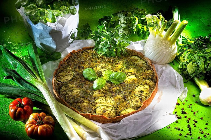 Vegetable quiche