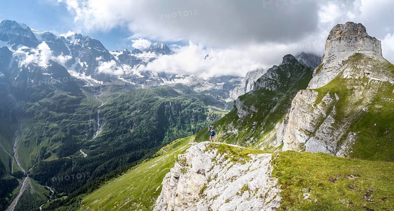 Hiker on the Tanzboden
