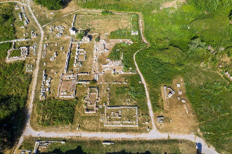 Aerial of the Unesco world heritage site
