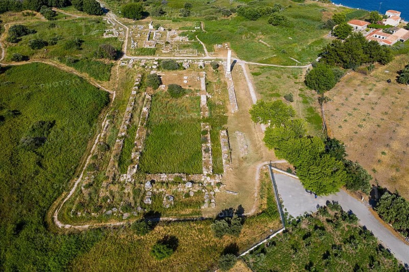 Aerial of the Unesco world heritage site