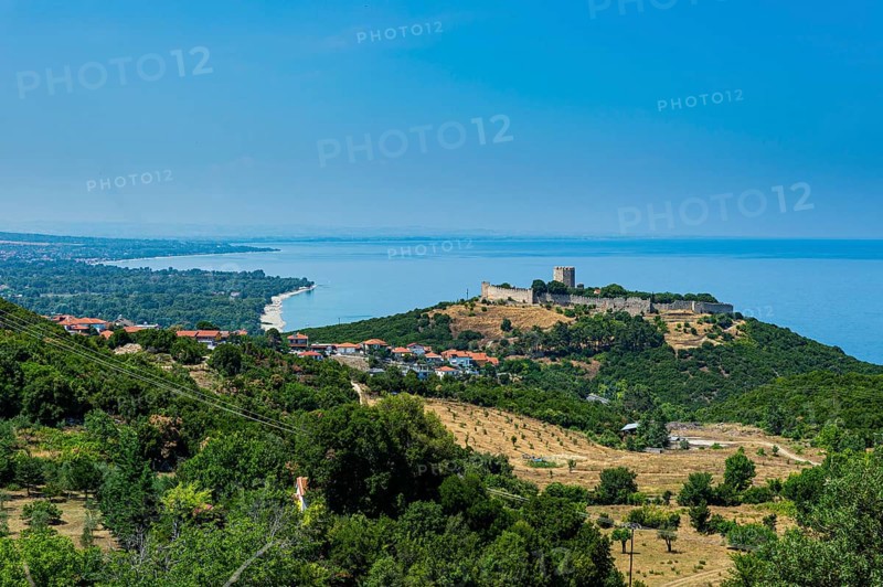 Platamon castle n the foot of Mount Olympus