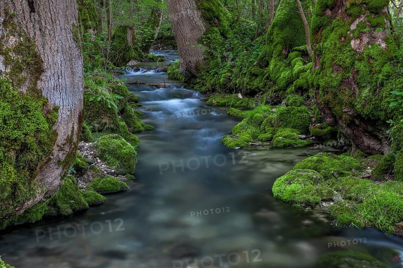 Urach waterfall - Bruehlbach stream