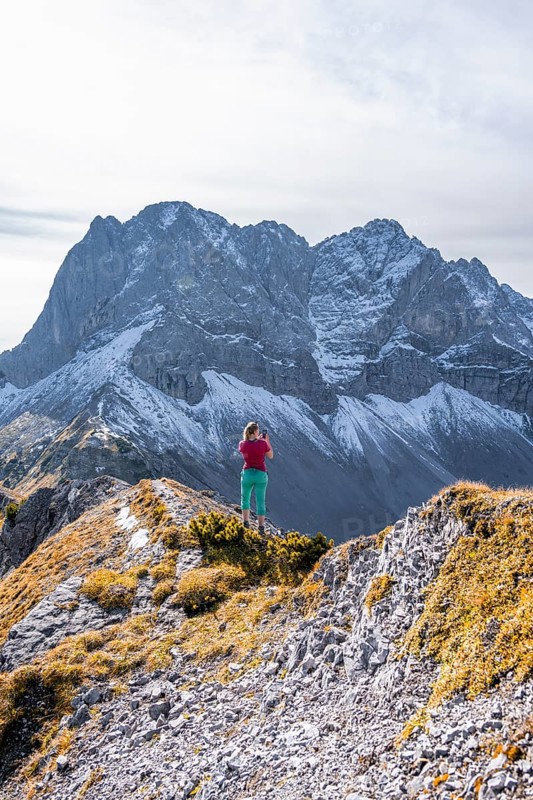 Hiker in the mountains