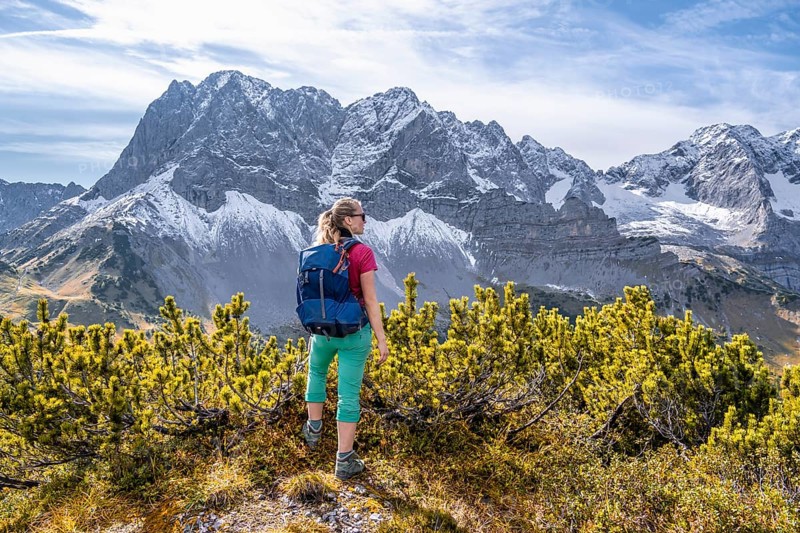 Hiker in the mountains