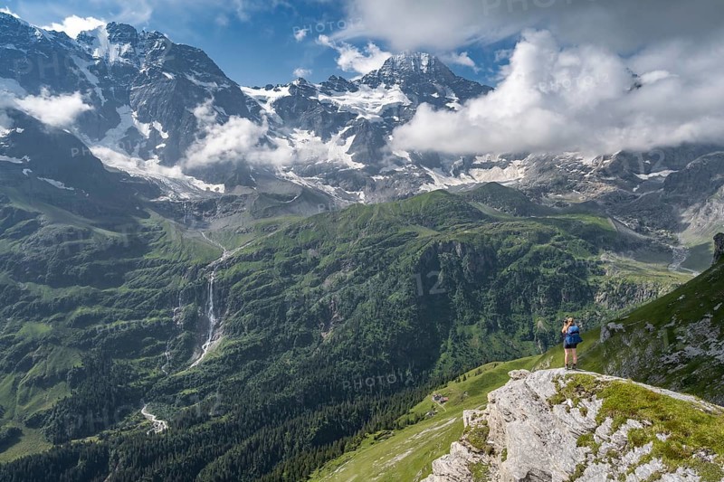 Hiker on the Tanzboden