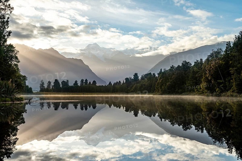 View of Mount Cook in morning light