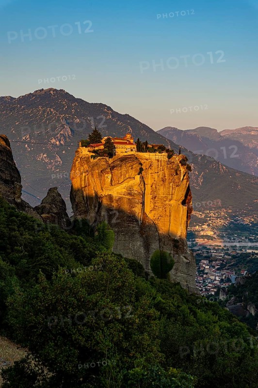 Agia Triada Monastery at sunrise