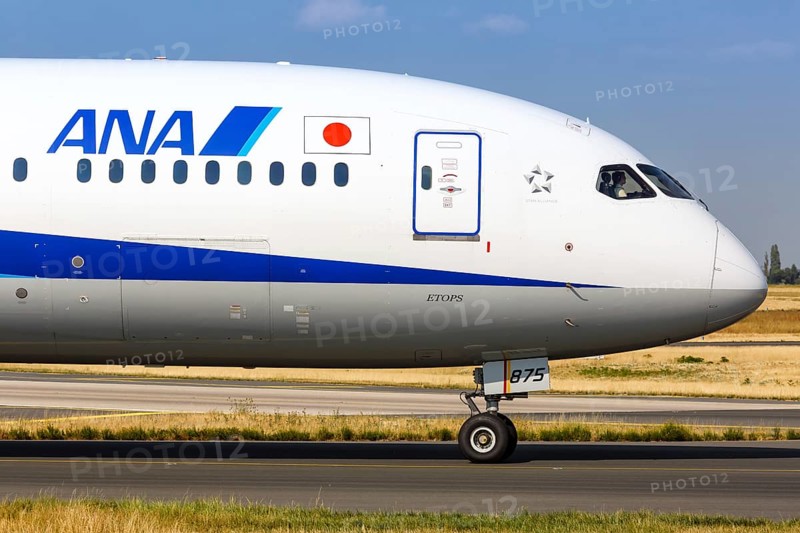 An ANA All Nippon Airways Boeing 787-9 Dreamliner with registration JA875A at Charles de Gaulle Airport
