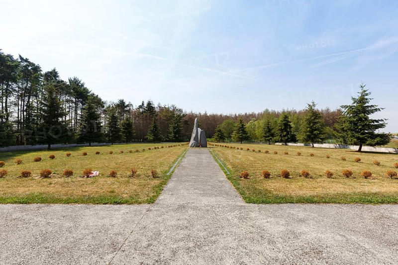 Memorial to the victims of the Concorde crash at Charles de Gaulle Airport