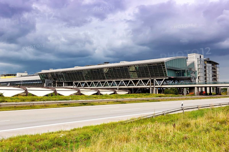 Terminal of Leipzig/Halle Airport