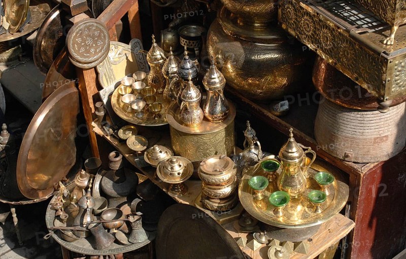 Antique Arabic tea set and mocha set