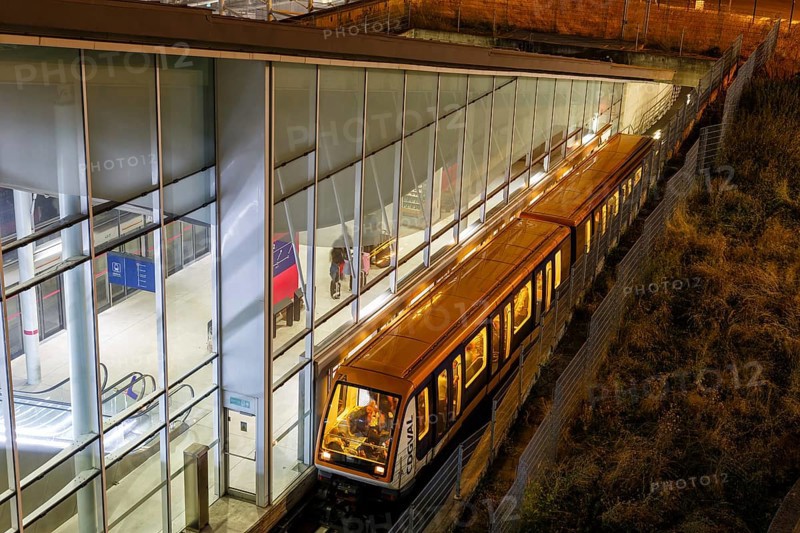 People mover CDGVAL at Charles de Gaulle Airport