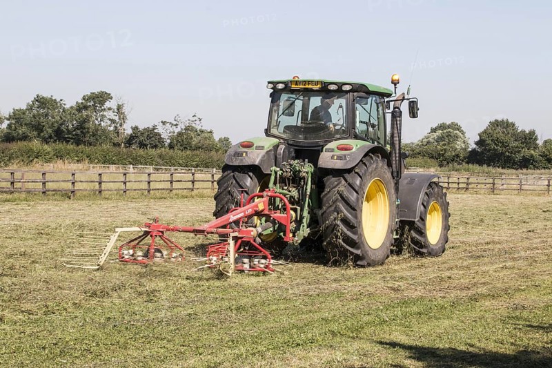 Turning hay