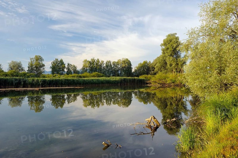 Mouth of the Prien into the Chiemsee